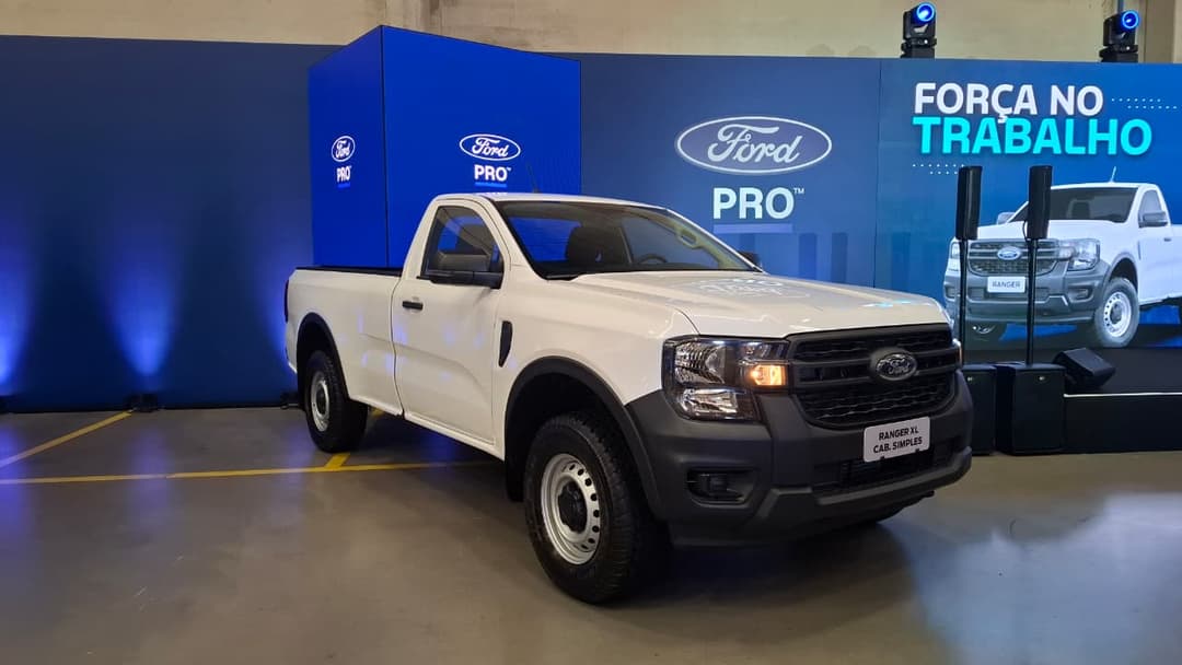 Ford Ranger XL na versão cabine simples