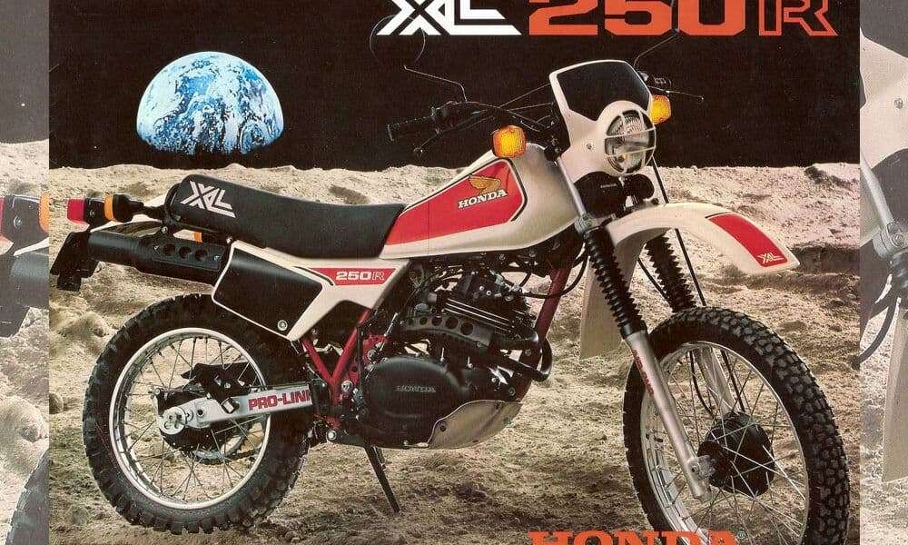 Peça publicitária da Honda XL 250R
